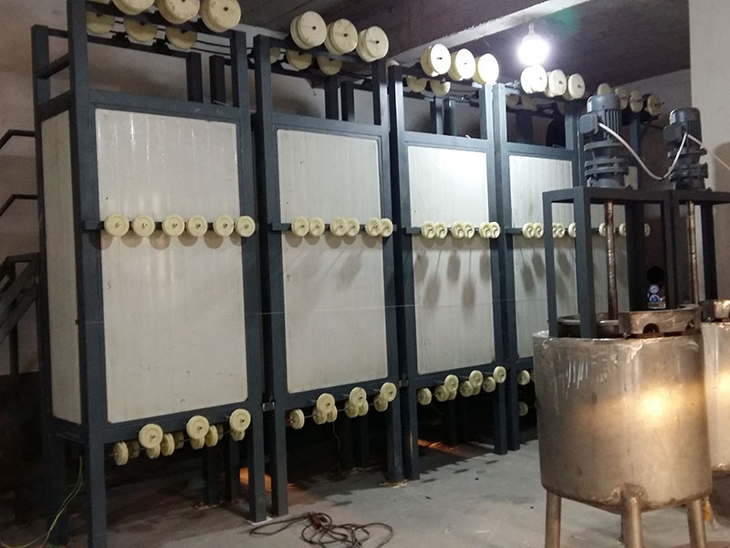 latex tubing machine